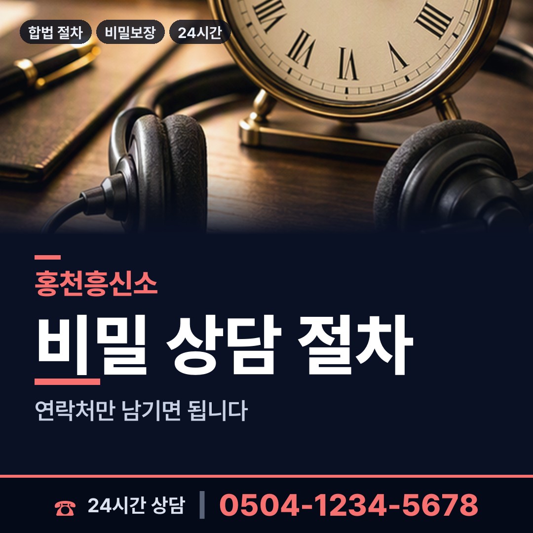 홍천 두촌면 흥신소비용 상담 안내